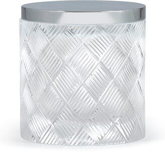 Basket Weave Canister-AA