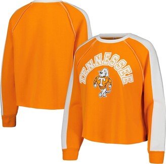 Women's Gameday Couture Tennessee Orange Tennessee Volunteers Blindside RaglanÂ Cropped Pullover Sweatshirt