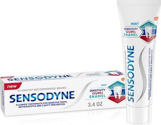 Sensodyne Sensitivity Gum and Enamel Toothpaste - 3.4oz/1pk