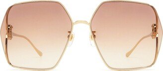 Gg1322sa Gold Sunglasses