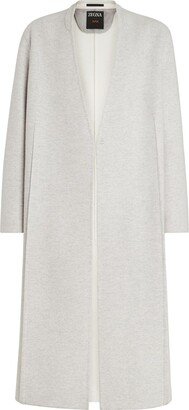 Wool-Blend Double Coat