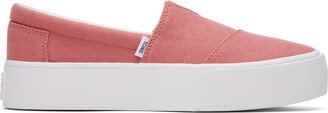 Pink Rose Fenix Platform Slip-On Sneakers Shoes