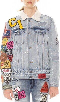 Type III Stretch Cotton Blend Denim Trucker Jacket