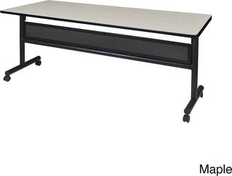 Regency Seating Kobe Black 72-inch Flip-top Mobile Training Table