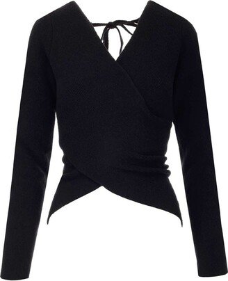 Moncler 1952 V-Neck Knitted Top