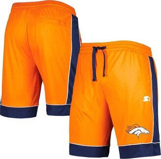 Men's G-iii Sports by Carl Banks Orange, Navy Denver Broncos Fan Favorite Fashion Shorts - Orange, Navy