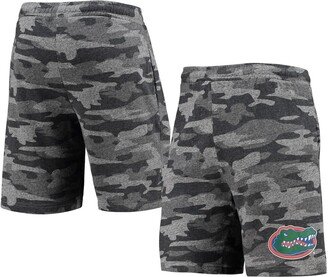 Concepts Sport Men's Charcoal and Gray Florida Gators Camo Backup Terry Jam Lounge Shorts - Charcoal, Gray