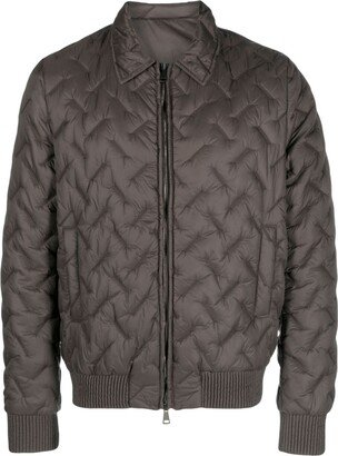 Long-Sleeved Zip-Up Padded Jacket