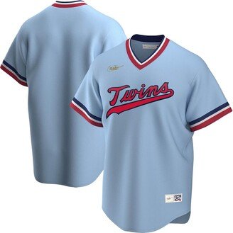 Men's Light Blue Minnesota Twins Road Cooperstown Collection Team Jersey