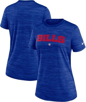 Women's Royal Buffalo Bills Sideline Velocity Performance T-shirt