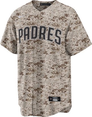 Manny Machado San Diego Padres USMC Men's MLB Replica Jersey in Brown