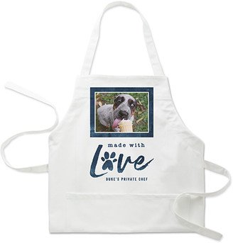Aprons: Rustic Paw Heart Apron, Adult (Onesize), Blue