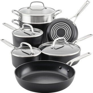 Hard-Anodized Induction 11pc Nonstick Cookware Set