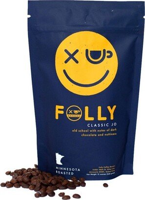 Folly Coffee Classic Jo Whole Bean Medium Roast Coffee - 12oz