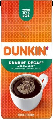 Dunkin' Donuts Dunkin' Dunkin' Decaf Medium Roast Ground Coffee - 12oz