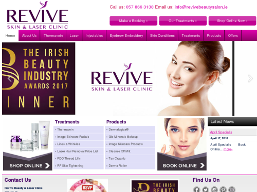 Revive Beauty Salon Promo Codes & Coupons