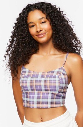 Plaid Lounge Cropped Cami