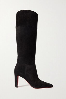 Suprabotta 85 Suede Knee Boots - Black