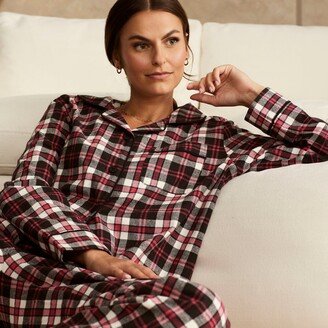 Long-Sleeved Button-Up Pajama Top