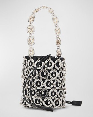 Rabanne Sphere Glass Drawstring Bucket Bag