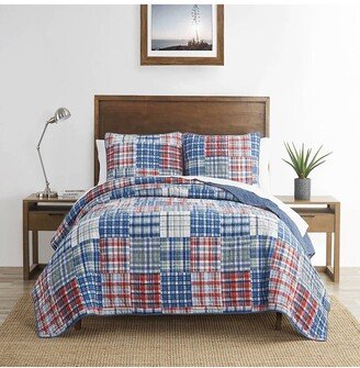 Raeford Of Cotton Reversible Quilt Set