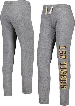 Women's League Collegiate Wear Heather Gray Lsu Tigers Victory Springs Tri-Blend Jogger Pants