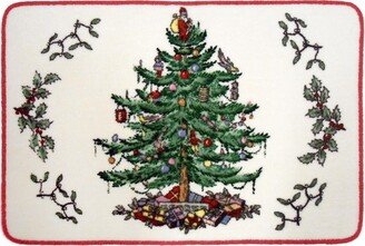 Spode Tree Rug - Red