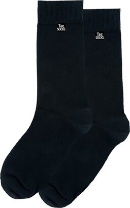 Tag Socks Black 2-Pack A New Sock Experience - Bamboo & Cotton