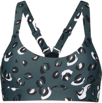 Leopard-Print Sports Bra-AB