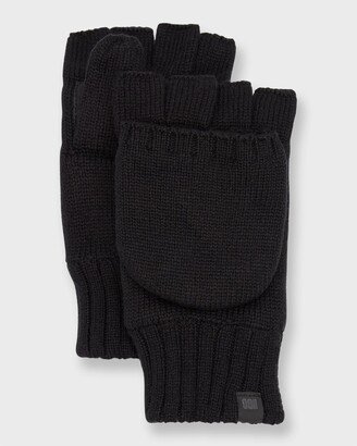 Men's Knit Flip Mittens