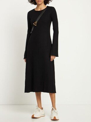 Wells ribbed midi dress