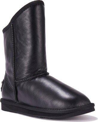 Cosy Short Leather Boot-AA