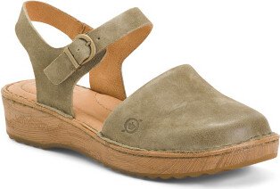 Leather Alianna Platform Comfort Clogs for Women