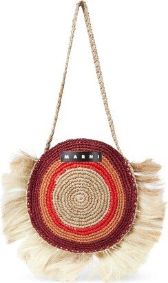 Leo fringed fique tote bag