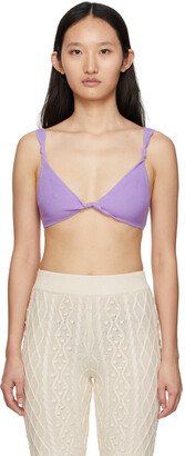 Purple Cashmere Qamea Bra