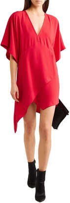 Ekima asymmetric crepe dress