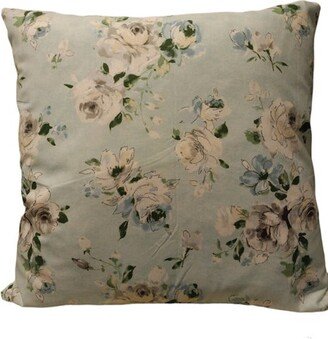 Pillow Cover/Meadow Collection/100% Cotton/Orange Meadow/Zipper