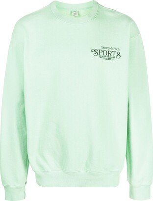 Logo-Print Cotton Sweatshirt-AB