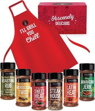 Sauce Goddess Seasoning Shaker, Set of 6