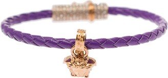 Medusa Plaque Cord Bracelet