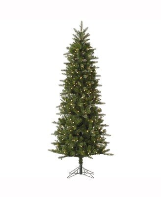 7.5' Carolina Pencil Spruce Artificial Christmas Tree with 450 Clear Lights