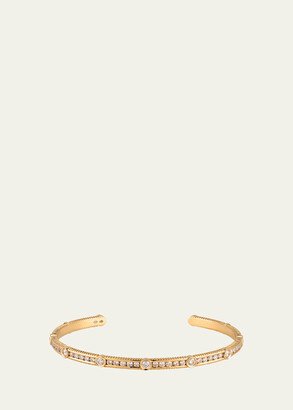 18K Rayon Diamond Bangle