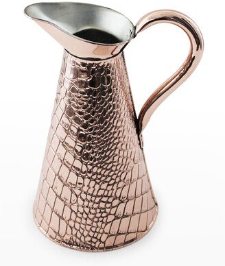 Coppermill Kitchen Antique English JS&S Embossed Pitcher, Late 19th Century