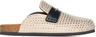 Embellished Slip-On Mules-AF