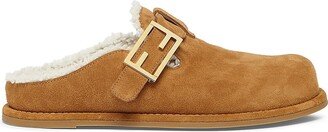 Feel 20MM Suede & Shearling Clogs