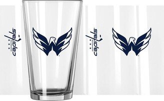 Washington Capitals 16 Oz Team Wordmark Game Day Pint Glass