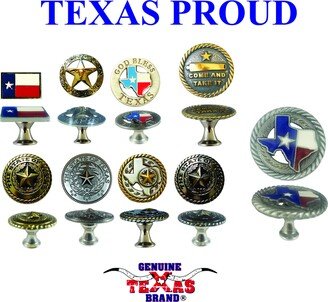 Texas Pride Drawer Or Cabinet Knobs, Set Of 6