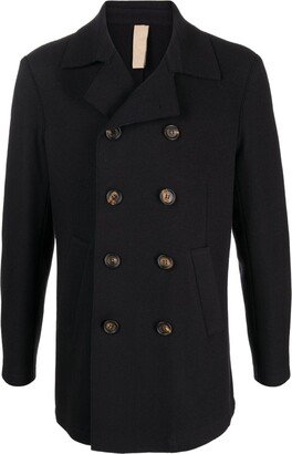 Double-Breasted Wool-Blend Jacket-AA