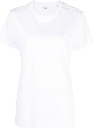 MARANT ÉTOILE embroidered-logo organic cotton T-shirt