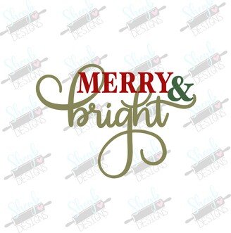 Merry & Bright 2 Cookie Cutter